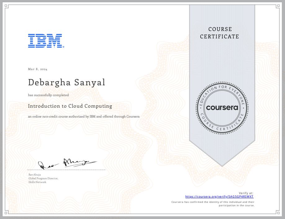 Introduction to Cloud Computing